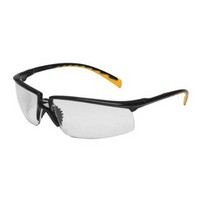 3M 12261-00000 3M Privo Safety Glasses With Black And Orange Frame And Clear Polycarbonate Anti-Fog Lens